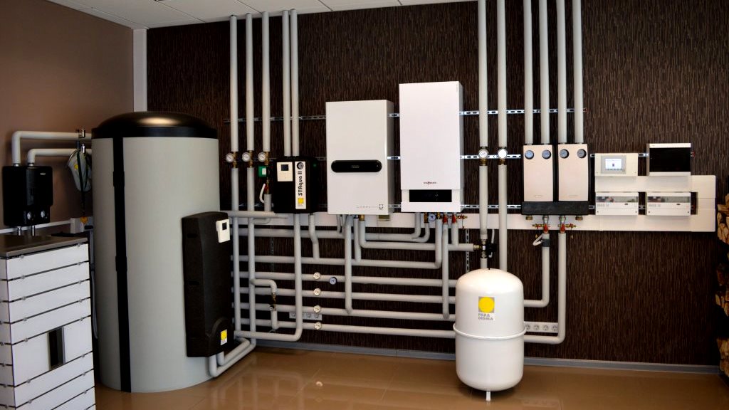 Монтаж котла